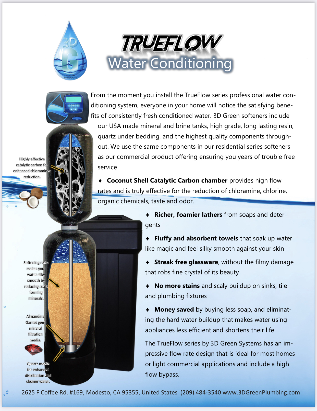 3DG Water Products Stacked CA3