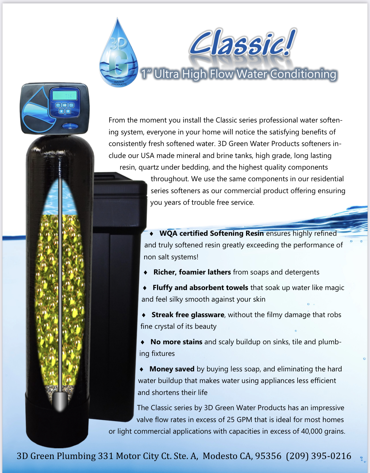 3DG Water Products Stacked CA3