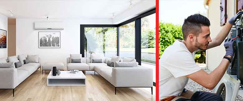 Mitsubishi mini splits offer a unique advantage of zoned heating and cooling, so you are only paying to heat or cool the spaces you use!