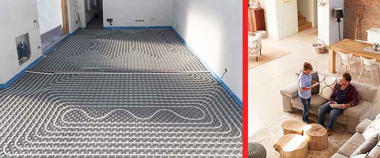 Radiant means Comfort! Experience the enveloping warmth of direct heat!